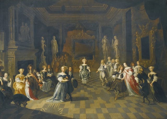 Figures Dancing in an Elegant Interior Figures Dancing in an Elegant Interior