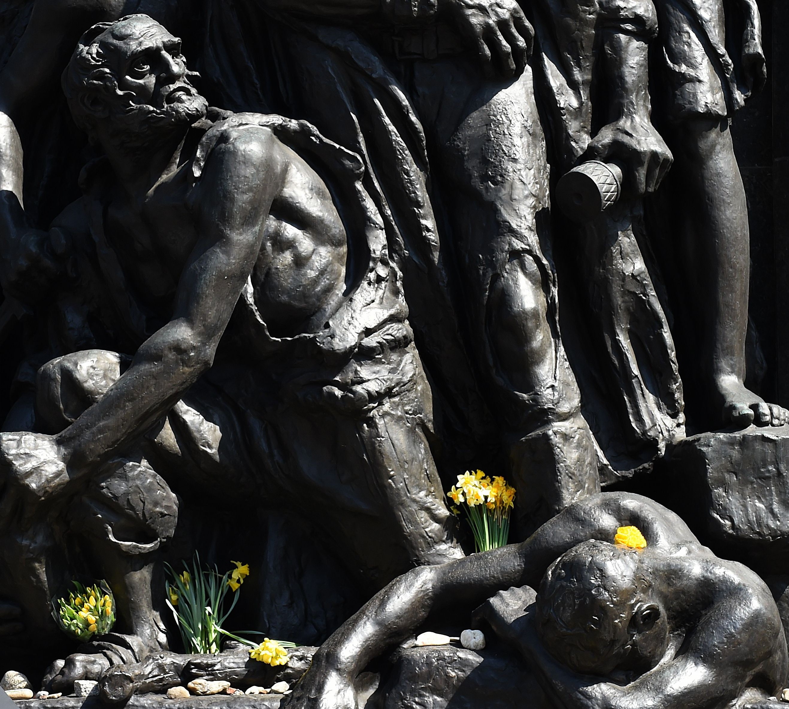 Ghetto Heroes Monument in Warsaw (JANEK SKARZYNSKI/AFP via Getty Images)