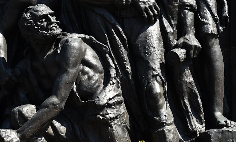 Ghetto Heroes Monument in Warsaw (JANEK SKARZYNSKI/AFP via Getty Images) Ghetto Heroes Monument in Warsaw (JANEK SKARZYNSKI/AFP via Getty Images)