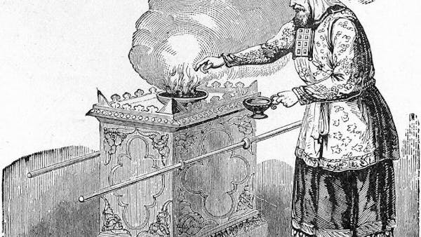 High Priest Offering Incense on the Altar High Priest Offering Incense on the Altar