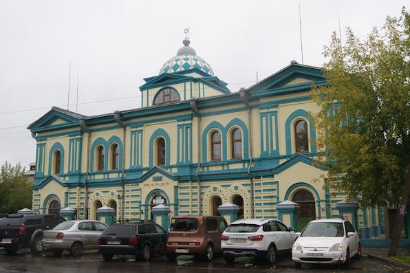 Synagogue in Irkutsk, Russia (Ole Lukoye, Wikimedia Commons)
