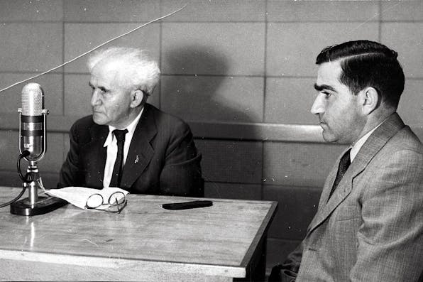 Hanoch Givton interviewing David Ben Gurion 1969 (Joaquin Edwards, Wikimedia Commons) Hanoch Givton interviewing David Ben Gurion 1969 (Joaquin Edwards, Wikimedia Commons)