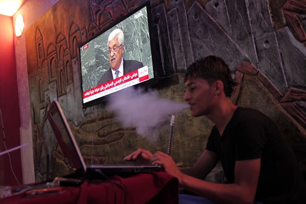 Coffee shop in Rafah, Gaza, 2012 (Said Khatib/AFP/GettyImages) Coffee shop in Rafah, Gaza, 2012 (SAID KHATIB/AFP/GettyImages)