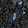 Israeli soldiers surround the coffin of Ran Gvili. (IDF) Israeli soldiers surround the coffin of Ran Gvili. (IDF)