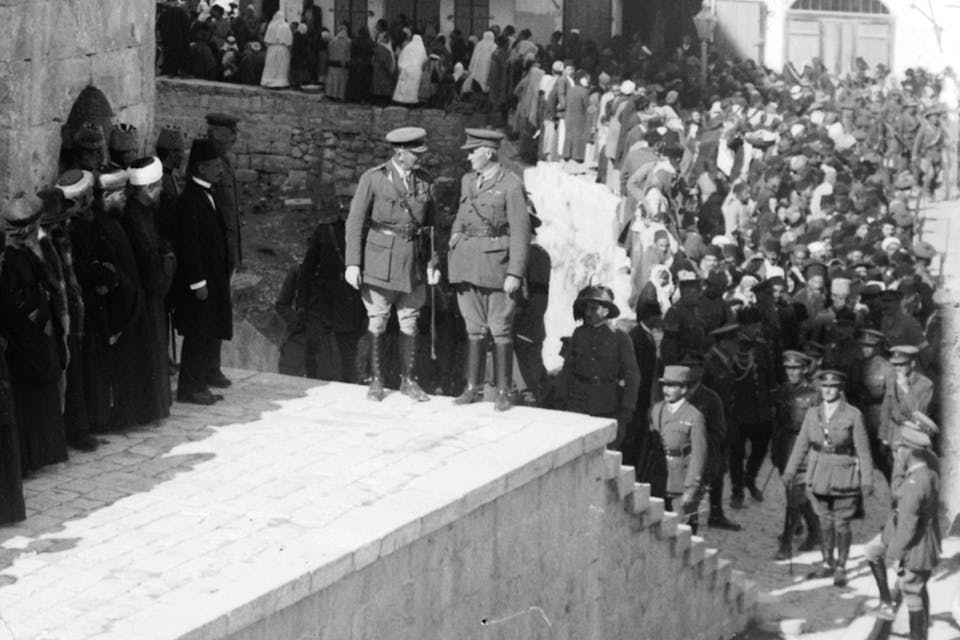 Entry of Field Marshall Allenby, Jerusalem, December 11th, 1917 (Wikimedia Commons) Entry of Field Marshall Allenby, Jerusalem, December 11th, 1917 (Wikimedia Commons)