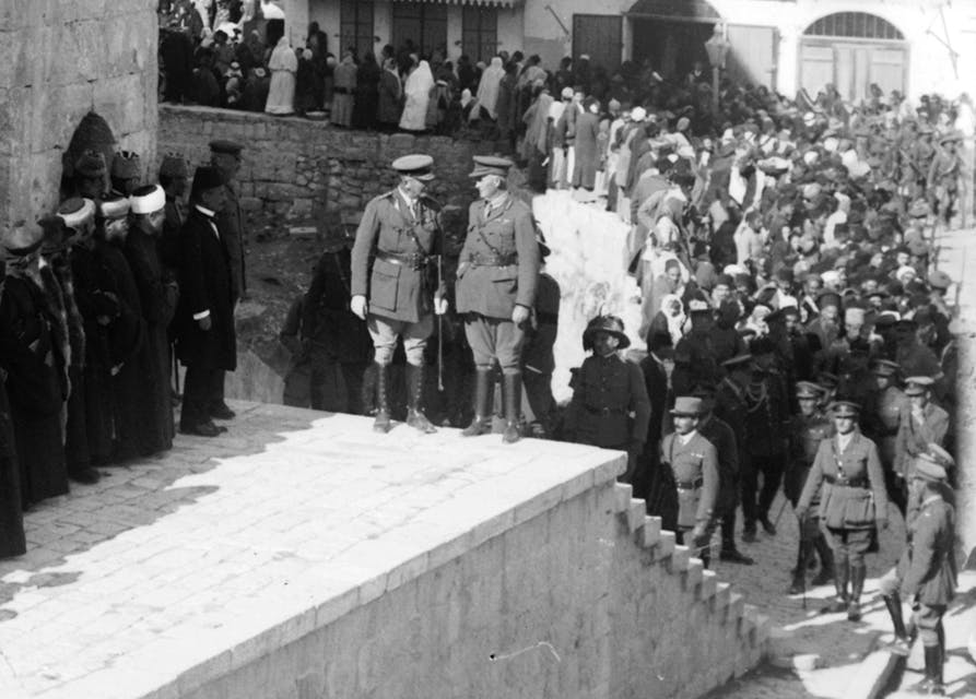 Entry of Field Marshall Allenby, Jerusalem, December 11th, 1917 (Wikimedia Commons)