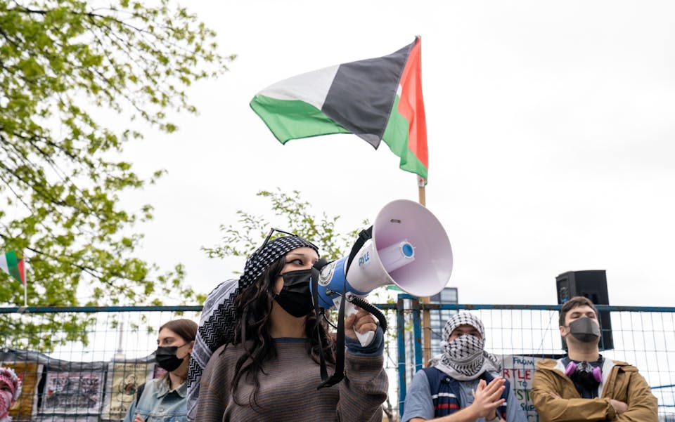 Anti-Israel protest