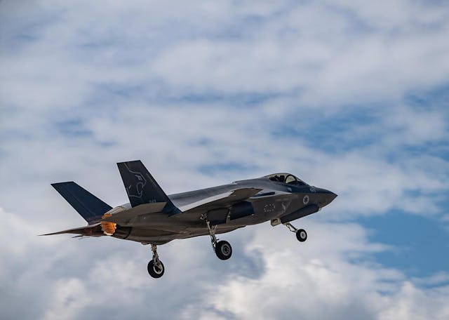 Israeli F-35I Adir that shot down an Iranian plane. (IDF) Israeli-F-35I-Adir