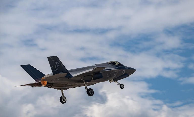 Israeli F-35I Adir that shot down an Iranian plane. (IDF) Israeli-F-35I-Adir