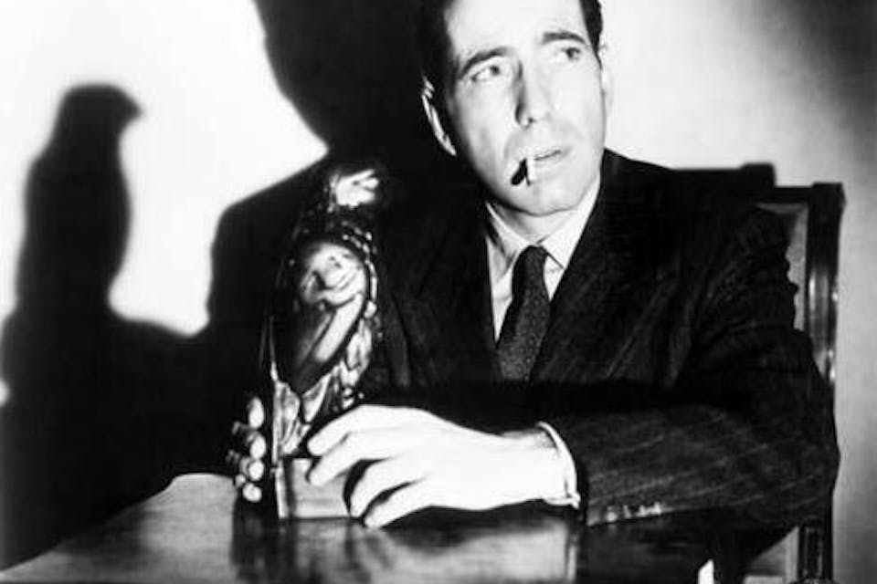 Humphrey Bogart in The Maltese Falcon (Wikimedia Commons) Humphrey Bogart in The Maltese Falcon (Wikimedia Commons)