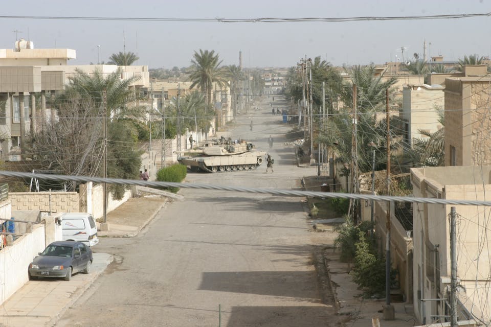 US Marines conduct security patrols during the national elections in January 2005 in Iraq during the Iraq War (Wikimedia Commons) US Marines conduct security patrols during the national elections in January 2005 in Iraq during the Iraq War (Wikimedia Commons)