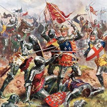 King Henry V at the Battle of Agincourt (Wikimedia Commons) King Henry V at the Battle of Agincourt (Wikimedia Commons)