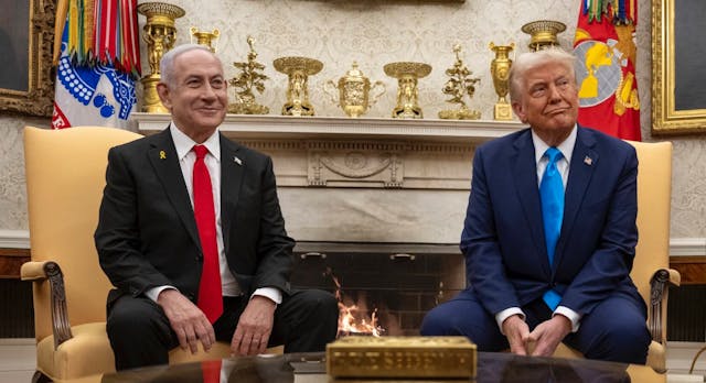 Donald Trump and Benjamin Netanyahu at the White House, 2025 (Wikimedia Commons)