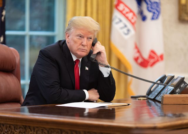 President Donald J. Trump in the Oval Office (Wikimedia Commons) President Donald J. Trump in the Oval Office (Wikimedia Commons)