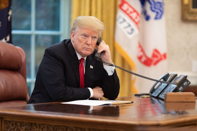 President Donald J. Trump in the Oval Office (Wikimedia Commons)