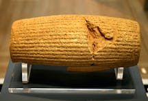 Cyrus Cylinder (Photograph by Mike Peel, Wikimedia Commons)