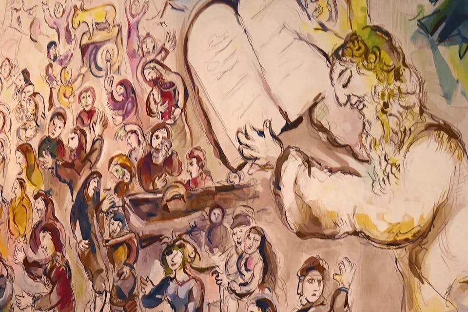 Chagall State Hall of the Israeli Knesset (Office of U.S. House Speaker, Wikimedia Commons)