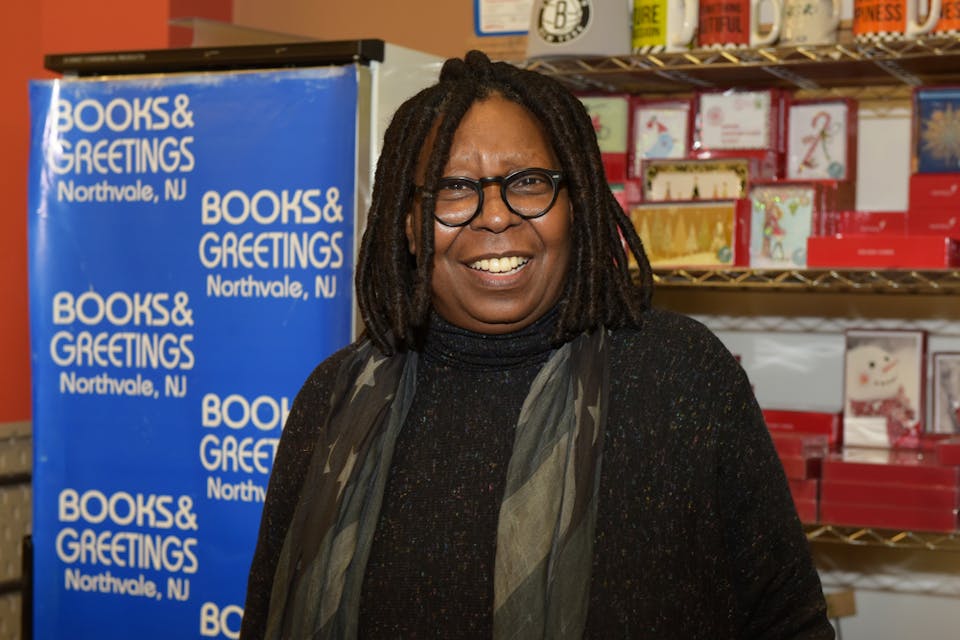 NORTHVALE, NJ-NOVEMBER 11: Whoopi Goldberg appears at a book signing on November 11, 2015 at Books and Greetings in Northvale, NJ. (Shutterstock)
