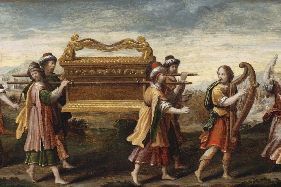 *The Conveyance of the Ark of the Covenant by the Singing and Dancing David*, Anonymous, 16th Century (Wikimedia Commons) *The Conveyance of the Ark of the Covenant by the Singing and Dancing David*, Anonymous, 16th Century (Wikimedia Commons)