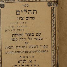 The Book of Psalms (KineretVeYarden, Wikimedia Commons) The Book of Psalms (KineretVeYarden, Wikimedia Commons)