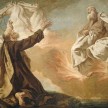 Giuseppe Angeli, *Elijah Taken Up in a Chariot of Fire*, c. 1740-1755 (Wikimedia Commons) Giuseppe Angeli, *Elijah Taken Up in a Chariot of Fire*, c. 1740-1755 (Wikimedia Commons)