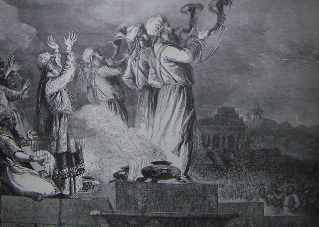 Blowing the Trumpet at the Feast of the New Moon
