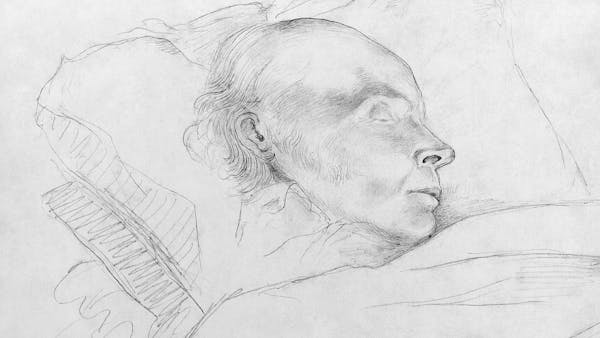 John Quincy Adams, Sketched by Arthur J. Stansbury a Few Hours Before His Death John-quincy-adams