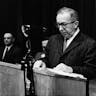 Leo Strauss, 1961. Photo courtesy of the Leo Strauss Foundation. Leo Strauss, 1961. Photo courtesy of the Leo Strauss Foundation.