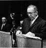 Leo Strauss, 1961. Photo courtesy of the Leo Strauss Foundation.