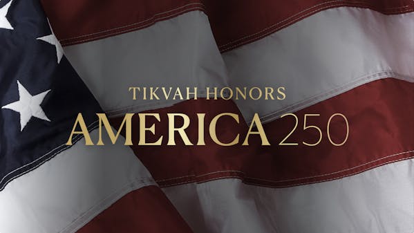 Tikvah Honors America 250 Banner