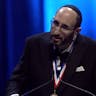 Rabbi Soloveichik delivering his Bradley Prize Speech