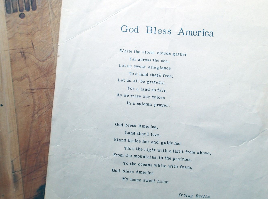 God Bless America Lyrics