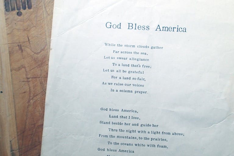 God Bless America Lyrics
