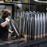 A Pennsylvania army factory makes shells for Ukraine, 2024. (Charly Triballeau/AFP via Getty Images) A Pennsylvania army factory makes shells for Ukraine, 2024. (Charly Triballeau/AFP via Getty Images)
