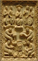 David dictating Psalms