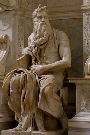 Michelangelo Buonarroti, Moses, ca. 1513–1515, Basilica of Saint Peter in Chains, Rome