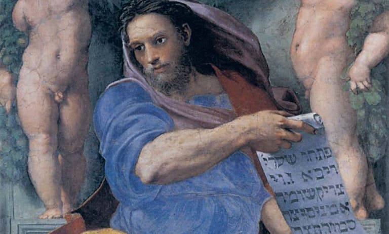 The Prophet Isaiah. Raphael, ca. 1511. The Prophet Isaiah. Raphael, ca. 1511.