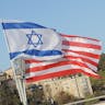 American and Israeli Flags