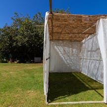 A public sukkah in Ein Hamad Park in Jerusalem (Shutterstock) A public sukkah in Ein Hamad Park in Jerusalem (Shutterstock)