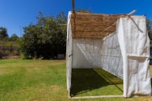 A public sukkah in Ein Hamad Park in Jerusalem (Shutterstock)