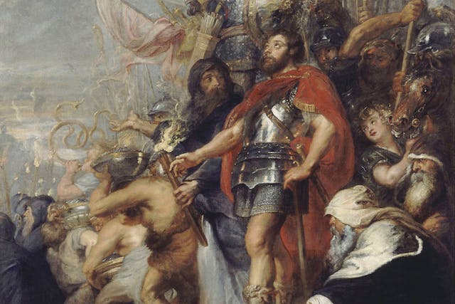 The Triumph of Judas Maccabeus, created by Peter Paul Rubens between 1634 and 1636