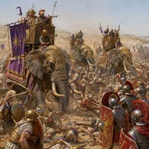 Battle of Raphia (AI image) Battle of Raphia (AI image)
