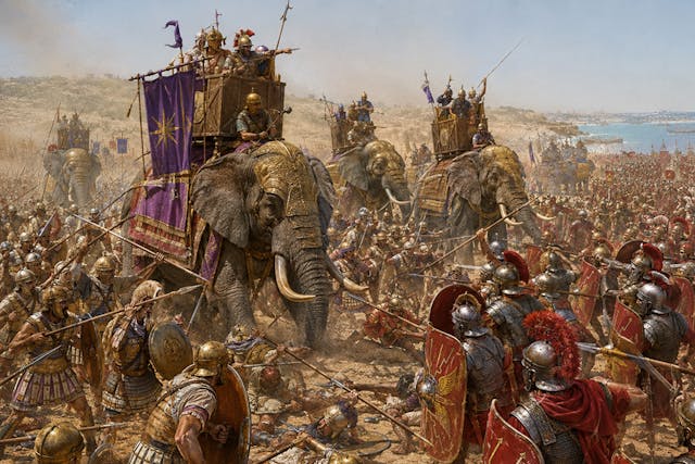 Battle of Raphia (AI image)