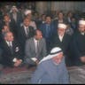 Anwar Sadat at al-Aqsa, 1977. (Miki Tzarfati via Israel Government Press Office) Sadat at al-Aqsa