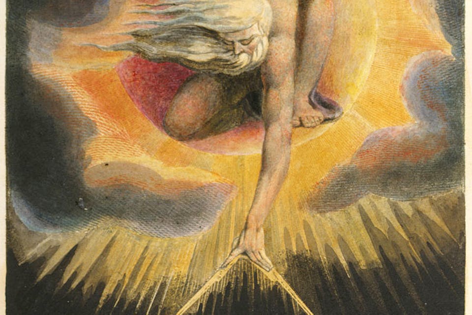 William Blake, The Ancient of Days setting a Compass to the Earth. 1794. William Blake, The Ancient of Days setting a Compass to the Earth. 1794.