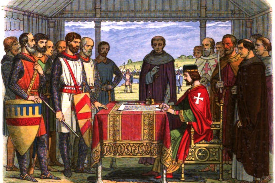 James William Edmund Doyle, Signing the Magna Carta, 1864 (Wikimedia) James William Edmund Doyle, Signing the Magna Carta (1864)