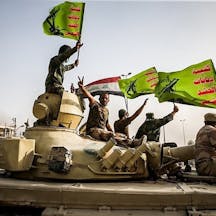 Liberation of Fallujah by Iraqi Armed Forces and The People's Mobilization (Shi'a militias). Tasnim News Agency. Liberation of Fallujah by Iraqi Armed Forces and The People's Mobilization (Shi'a militias). Tasnim News Agency.