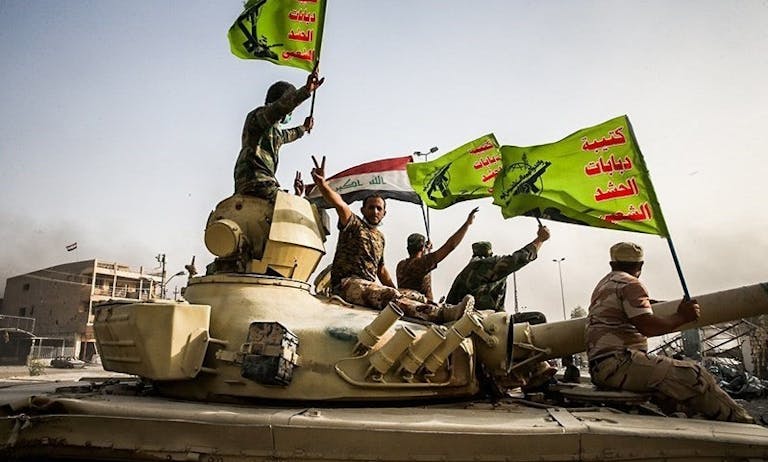Liberation of Fallujah by Iraqi Armed Forces and The People's Mobilization (Shi'a militias). Tasnim News Agency. Liberation of Fallujah by Iraqi Armed Forces and The People's Mobilization (Shi'a militias). Tasnim News Agency.