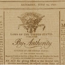 Gazette of the United States June 19, 1790 Gazette of the United States June 19, 1790