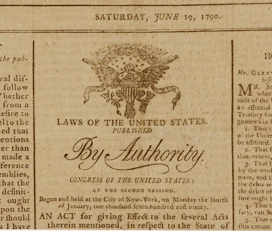 Gazette of the United States June 19, 1790
